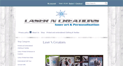 Desktop Screenshot of laserncreations.co.uk